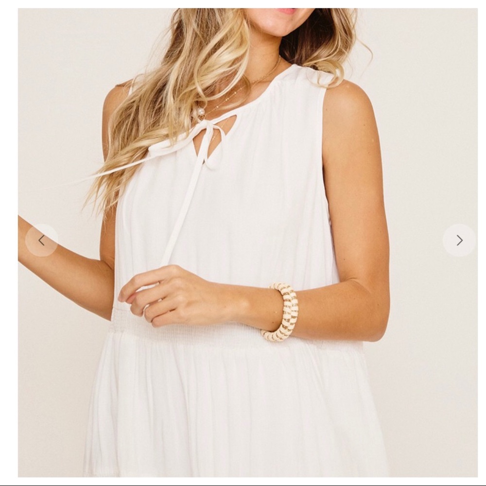 Boho chic Sleeveless tunic dress - Picture 2 of 4
